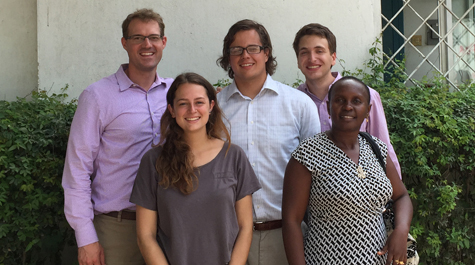 The Tanzania team: